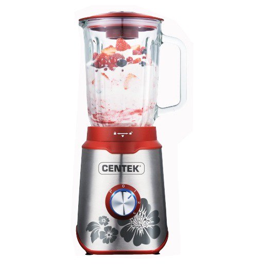 Блендер Centek CT-1327 серебристо-красный