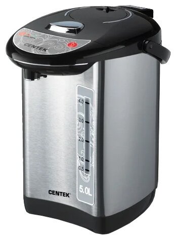 Термопот Centek CT-1083 5л черно-серебристый