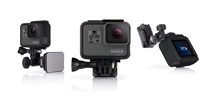 Набор креплений на шлем GoPro Helmet Front+Side Mount черный купить,0