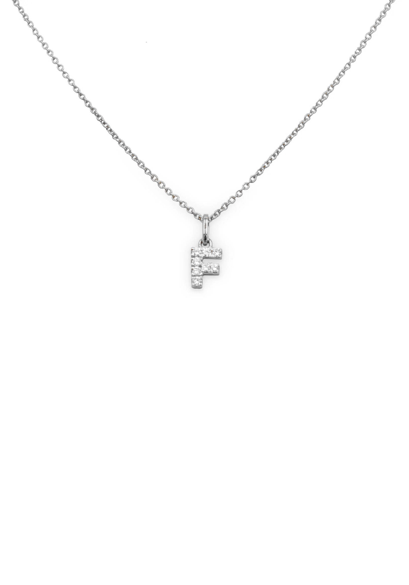 Колье Crivelli Буква F 6750 45см 2,9гр. купить,NaN