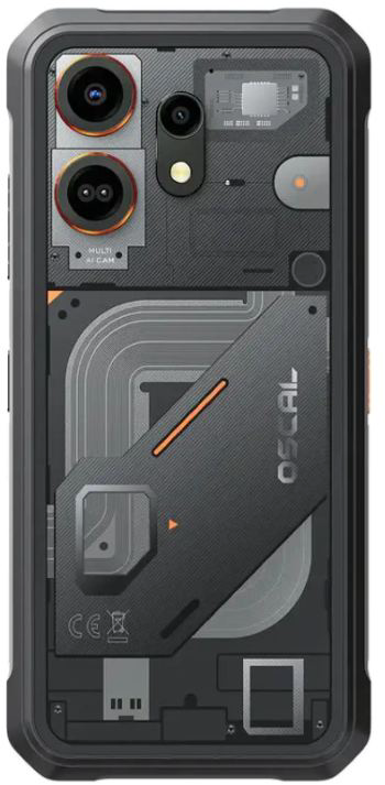Смартфон Oscal Marine 3 8/256GB Phantom Black + подарок