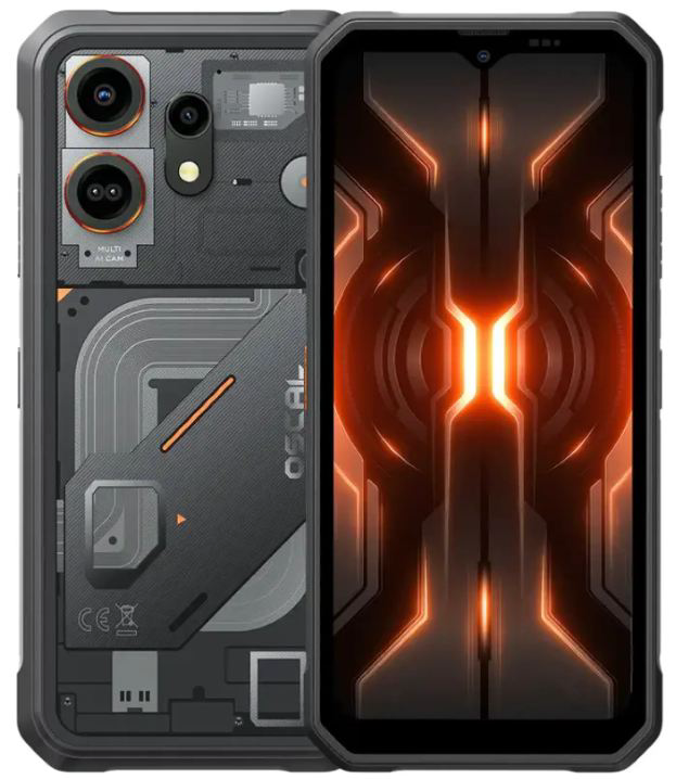Смартфон Oscal Marine 3 8/256GB Phantom Black + подарок