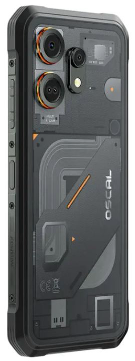 Смартфон Oscal Marine 3 8/256GB Phantom Black + подарок