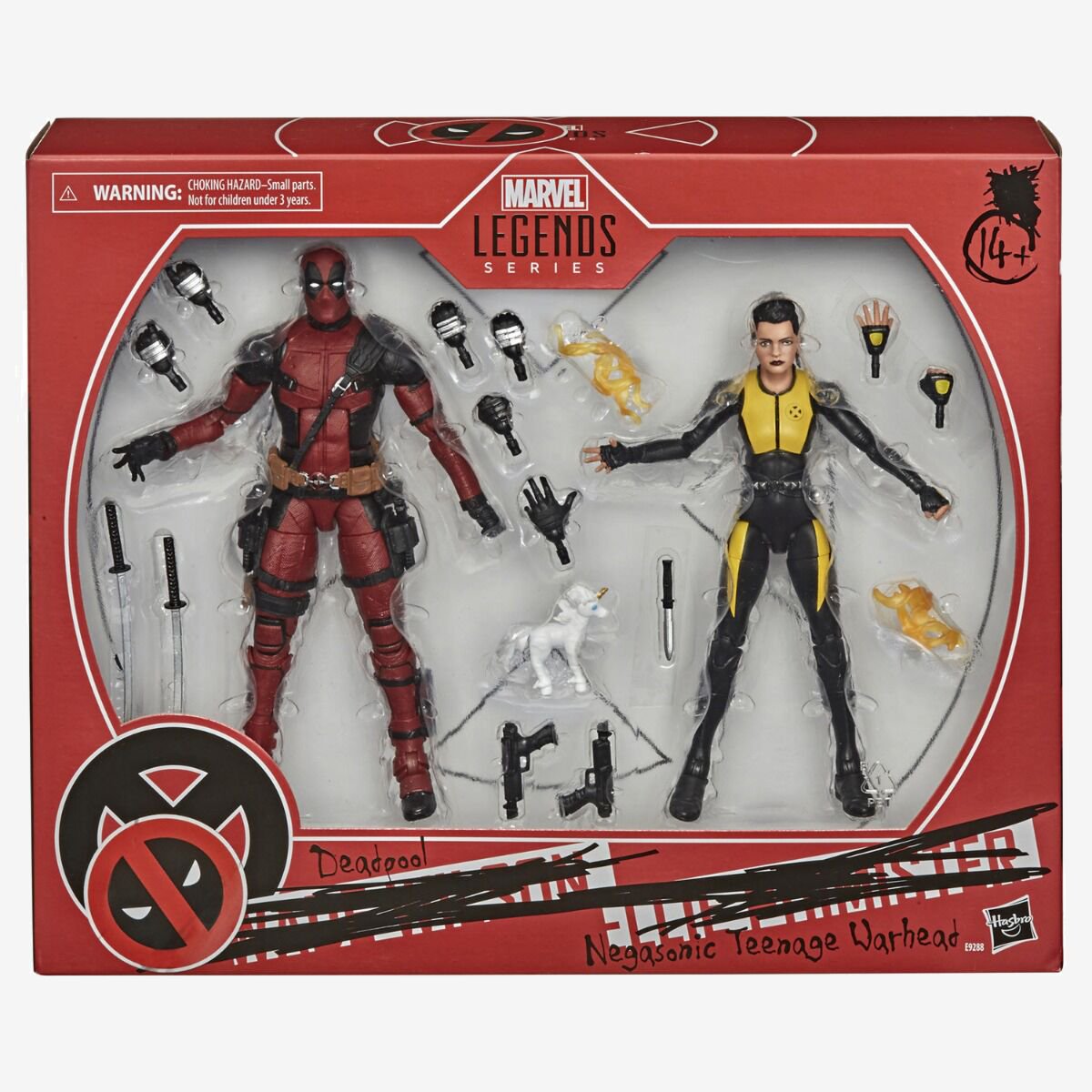 Набор фигурок Marvel X-Men Deadpool and Negasonic Teenage Warhead 15см купить,NaN