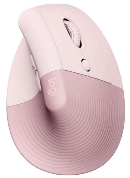 Мышь Logitech Lift Vertical Ergonomic розовый