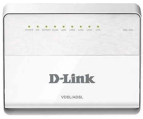 Маршрутизатор D-Link DSL-224/R1A White