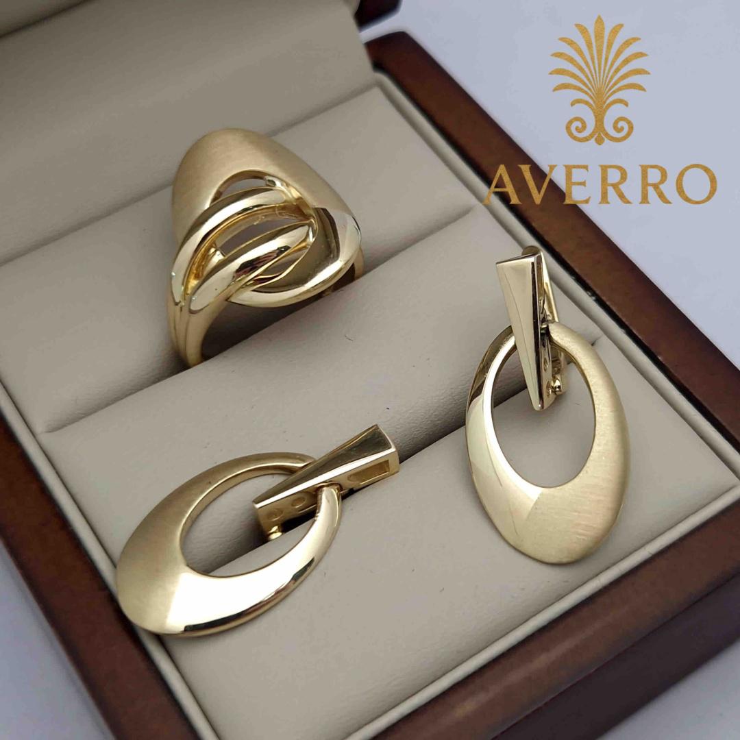 Комплект Averro Av2201202621 золото 13.87гр 18.5р купить,1000000