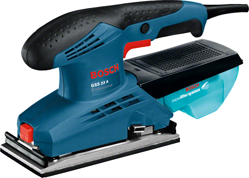 Машинка шлифовальная Bosch GSS 23 A Professional синяя