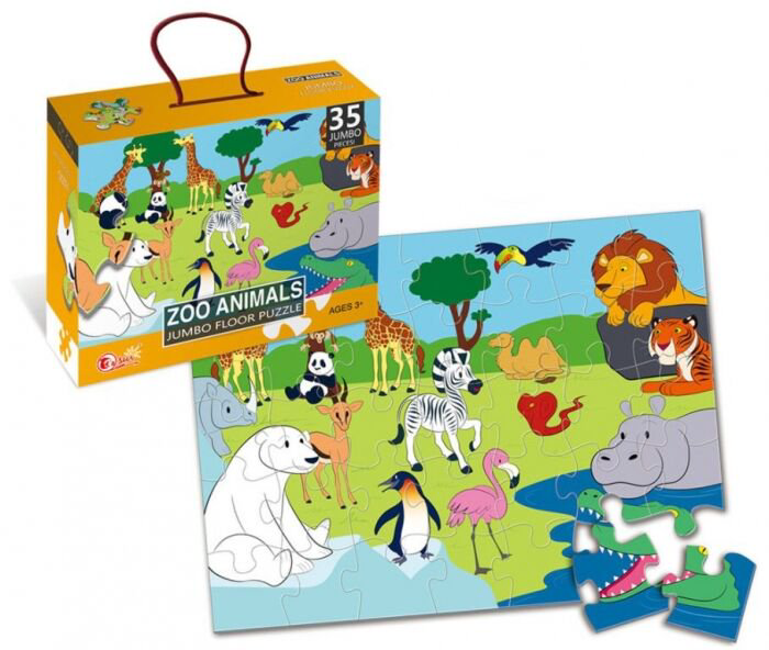 Пазлы Puzzles Животные зоопарка 35 деталей купить,NaN