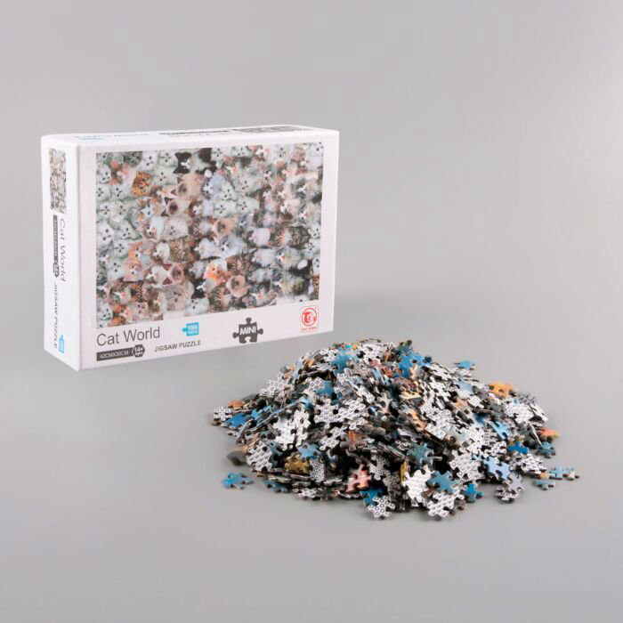 Пазлы Puzzles Мир котиков 1000 деталей купить,NaN