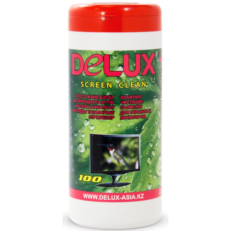 Чистящие салфетки Delux Screen Clean 100шт купить,NaN