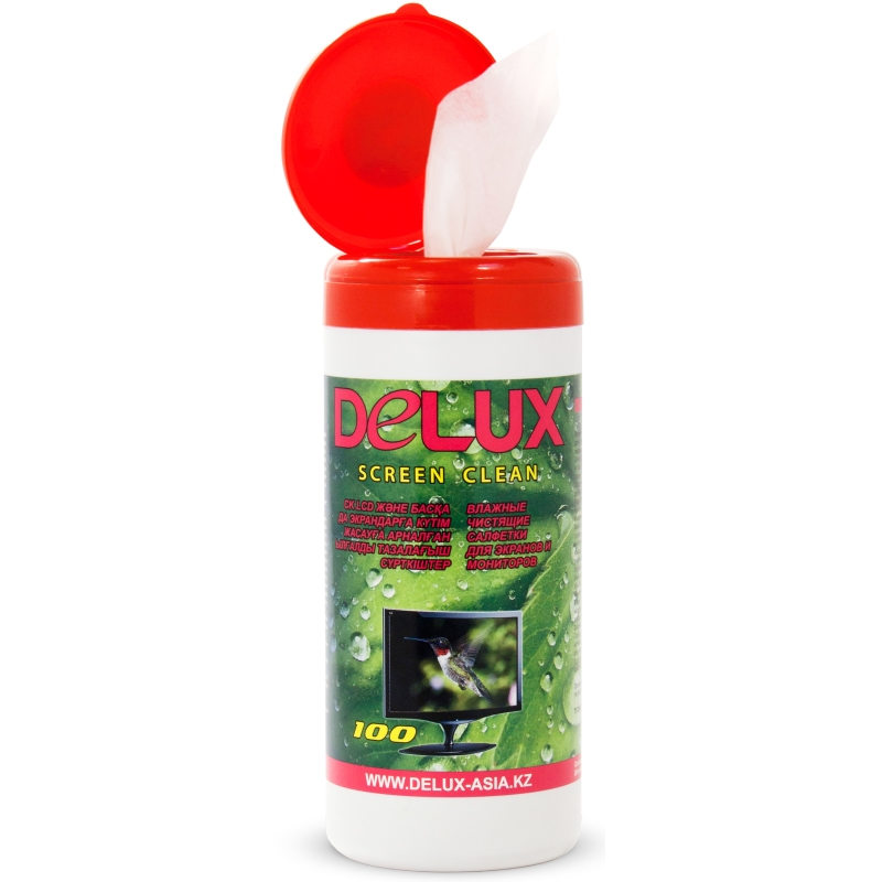 Чистящие салфетки Delux Screen Clean 100шт купить,NaN