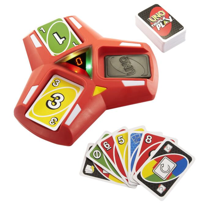 Настольная игра Mattel Uno Triple play купить,NaN