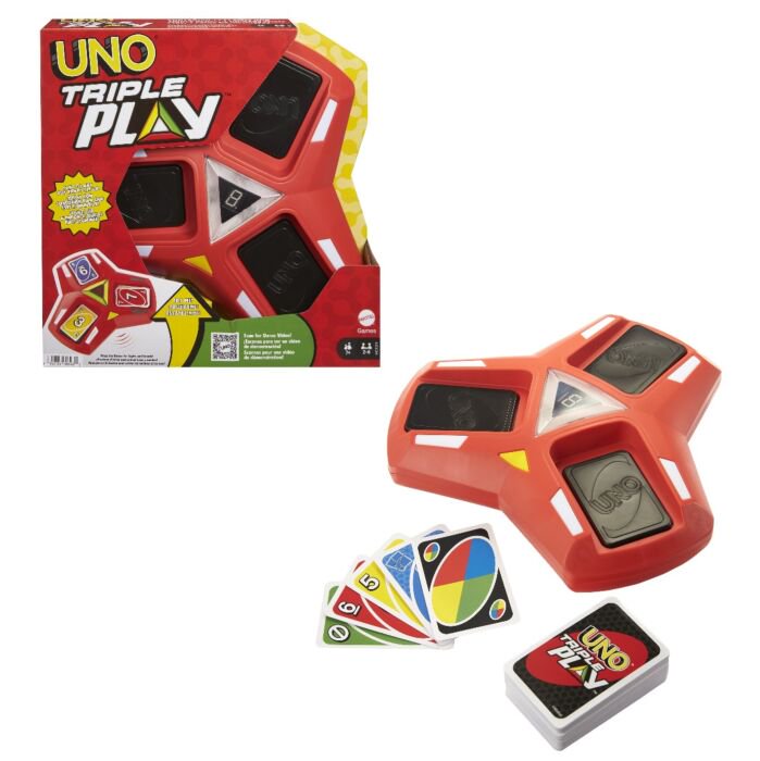 Настольная игра Mattel Uno Triple play купить,NaN