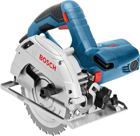 Пила циркулярная Bosch GKS 165 0601676100 синяя купить,NaN
