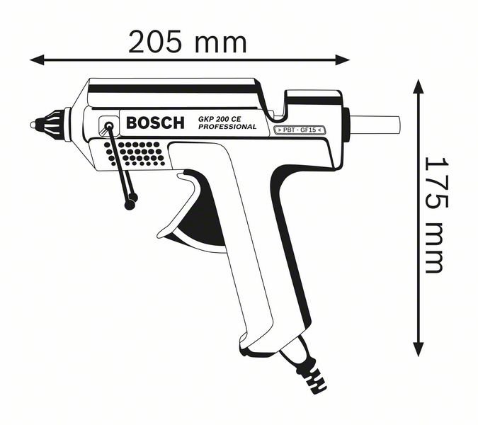 Клеевой пистолет Bosch GKP 200 CE - ForteMarket Клеевой пистолет Bosch GKP 200 CE купить,0