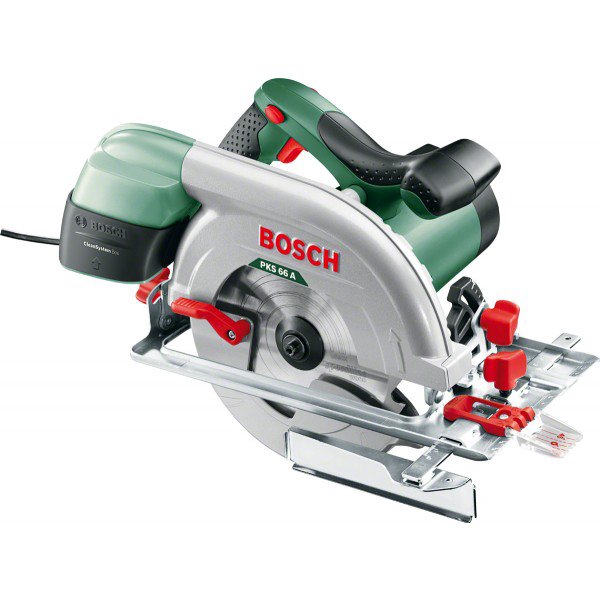 Пила циркулярная Bosch PKS 66 A зеленая