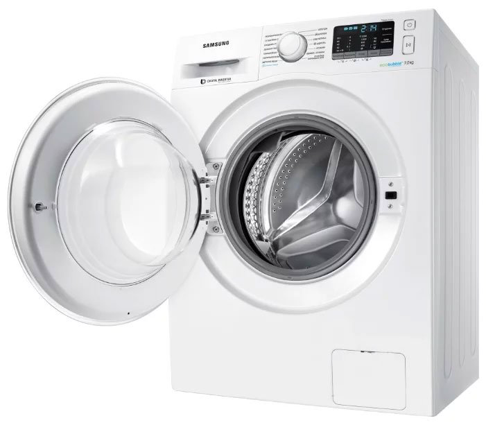 Стиральная машина Samsung WW70J52E0JW белая купить,NaN