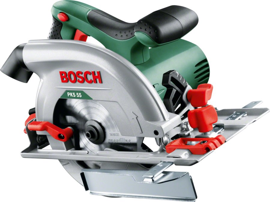 Пила циркулярная Bosch PKS 55 зеленая