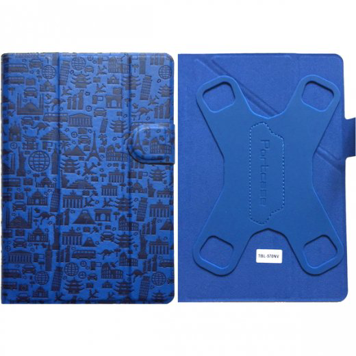 Чехол для планшета Portcase Universal TBL-570 NV 7" синий
