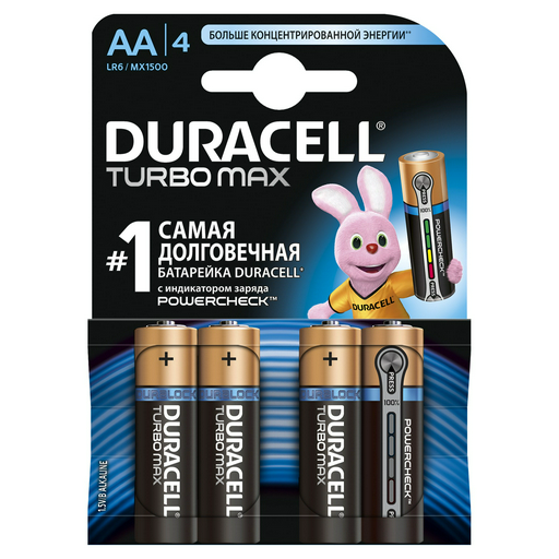 Батарейка Duracell Battery Turbo Max AAx4