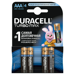 Батарейки Duracell Battery Turbo Max AAAх4