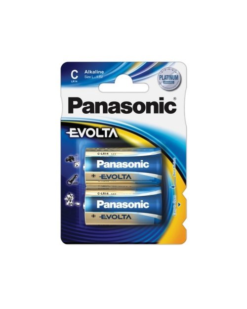 Батарейки Panasonic Evolta C/2B 2Vx2 купить,NaN