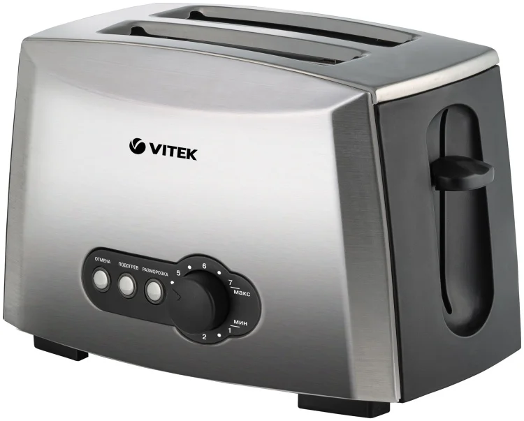 Тостер Vitek VT-7162 серебристый