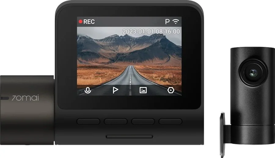 Видеорегистратор Xiaomi 70mai Dash Cam Set A200-1 + Rear Camera Kit RC11 Black купить,NaN