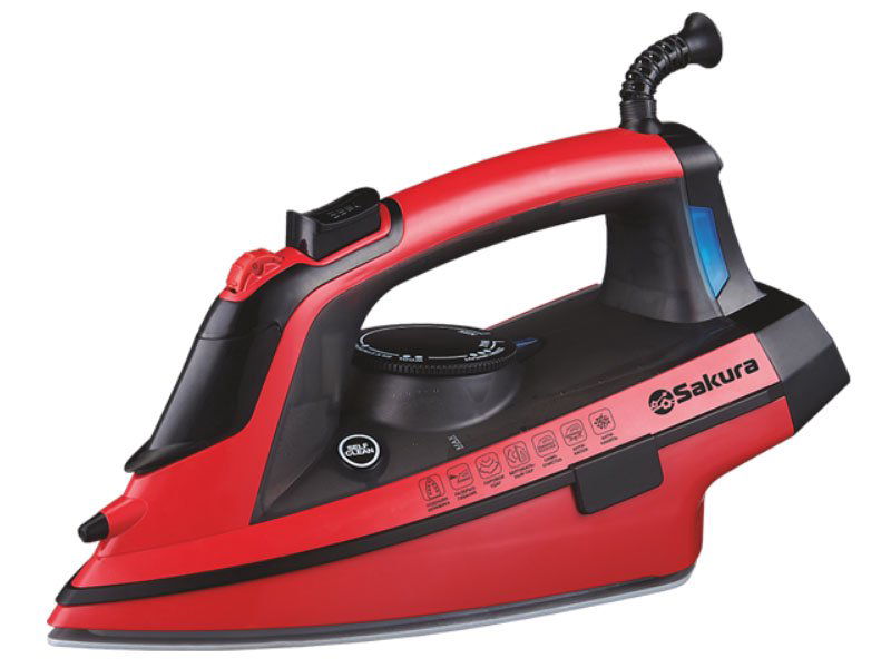 Утюг Sakura SA-3055CRB черно-красный купить,NaN