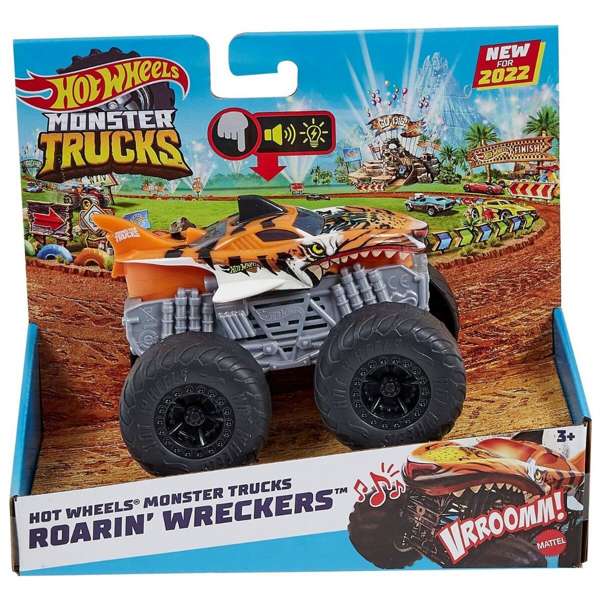 Машинка Hot Wheels Monster Trucks 1:43 Tiger Shark HDX60/HDX62 купить,NaN