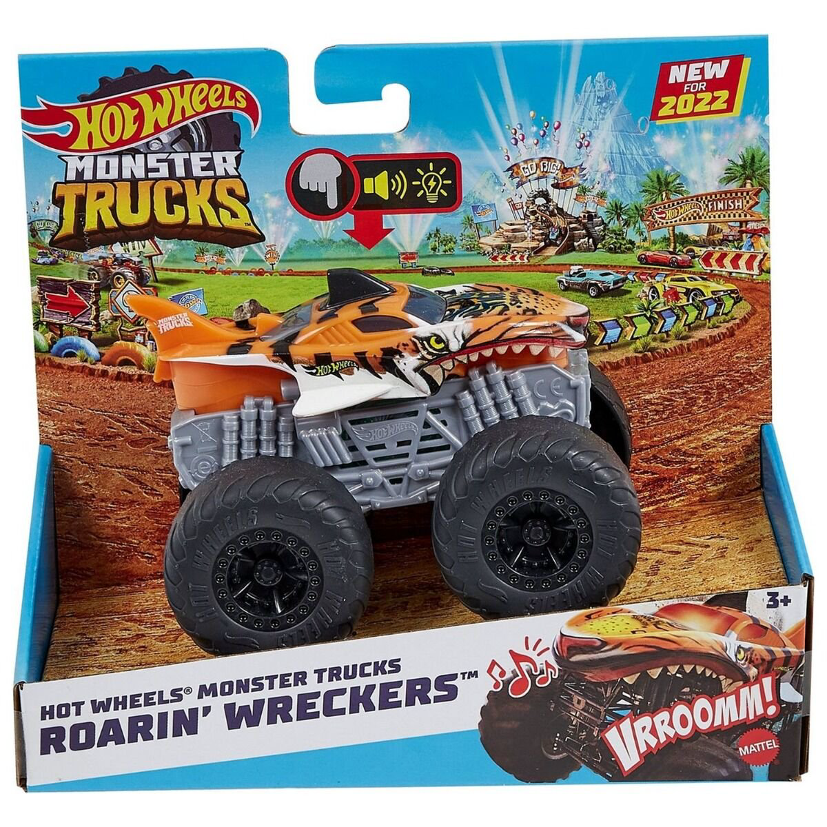 Машинка Hot Wheels Monster Trucks 1:43 Tiger Shark HDX60/HDX62 купить,NaN