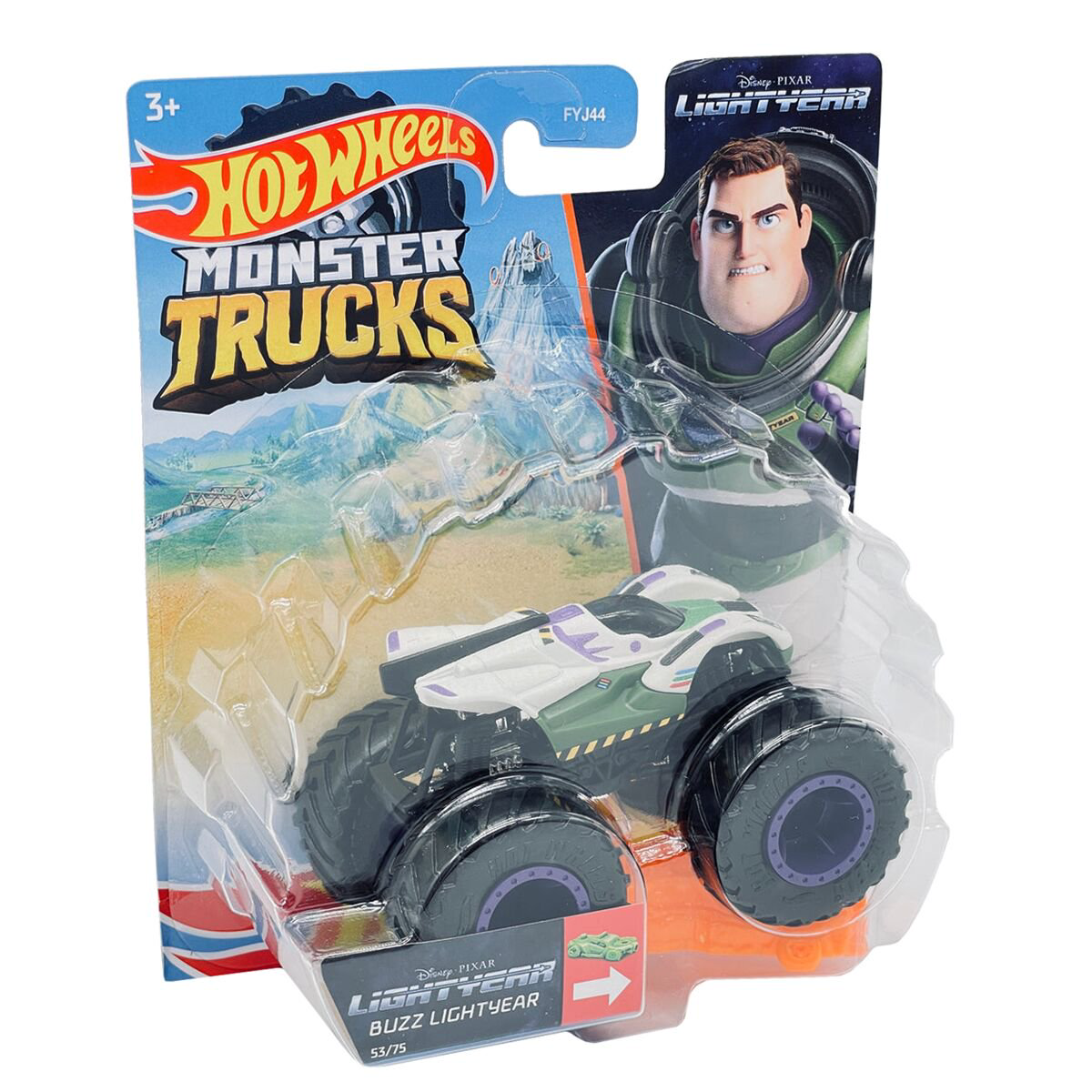 Машинка Hot Wheels Monster Trucks 1:64 Buzz Lightyear FYJ44/HGB56 купить,NaN