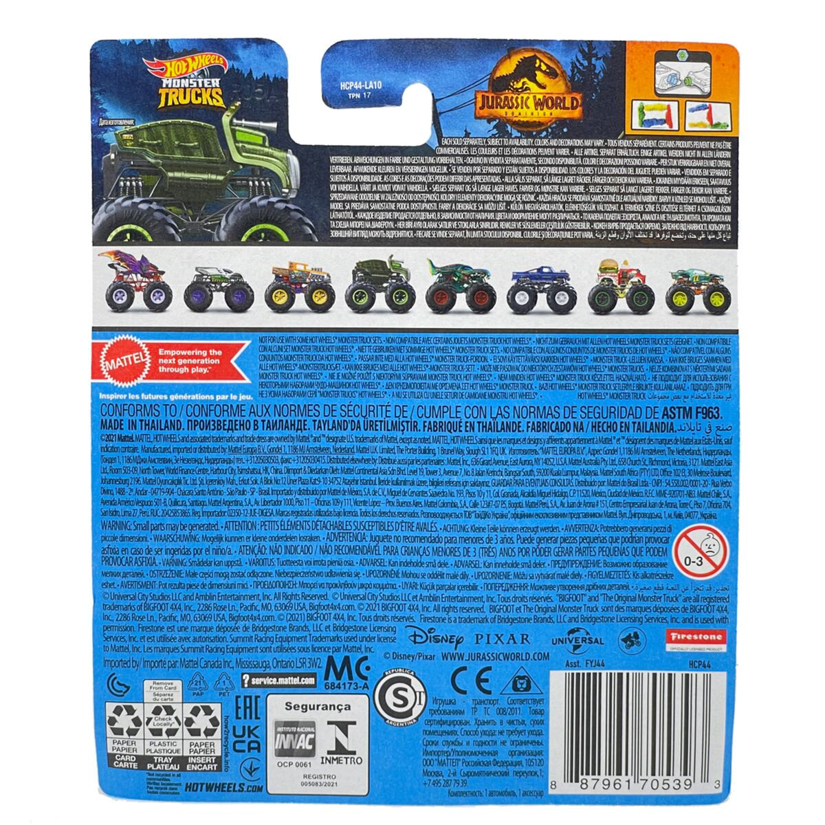 Машинка Hot Wheels Monster Trucks 1:64 Triceratops FYJ44/HCP44 купить,NaN