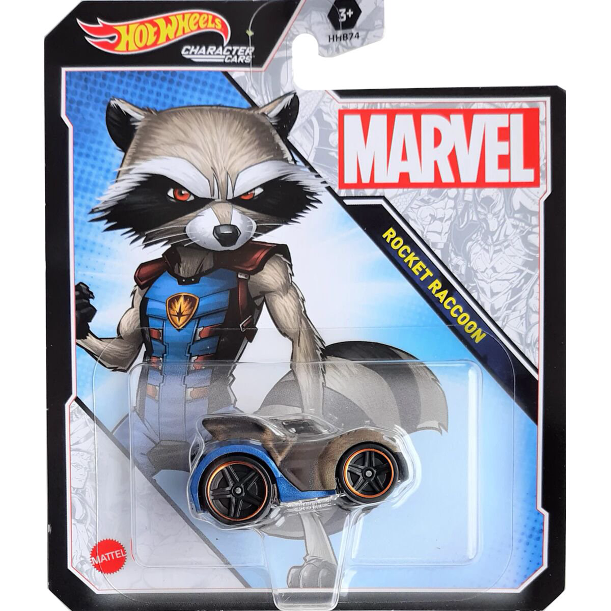 Машинка Hot Wheels Blockbusters Rocket Raccoon HHB74/HHB96 купить,NaN