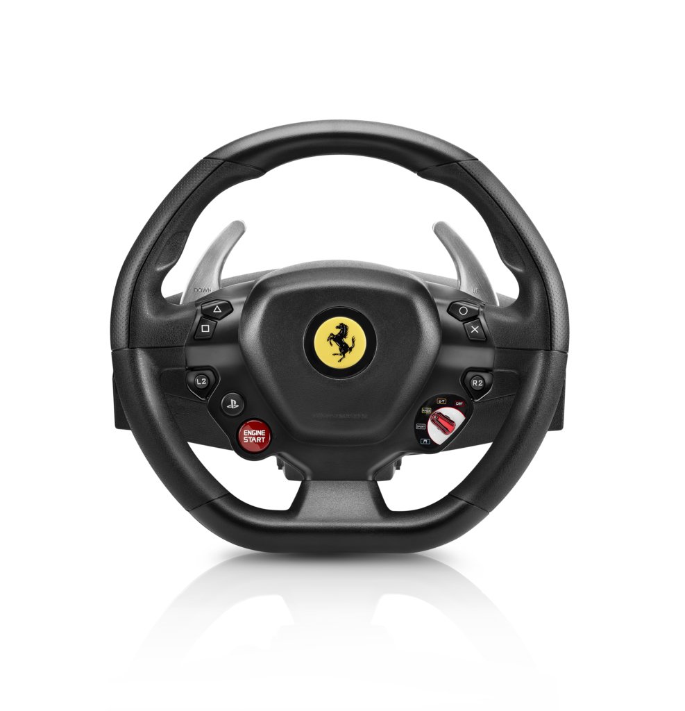 Руль Thrustmaster T80 Racing wheel Ferrari edition PS4, PS3 чёрный купить,0