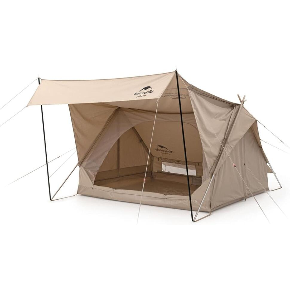 Палатка  Naturehike Extend 4.8 NH20ZP011 2-местная бежевая купить,NaN