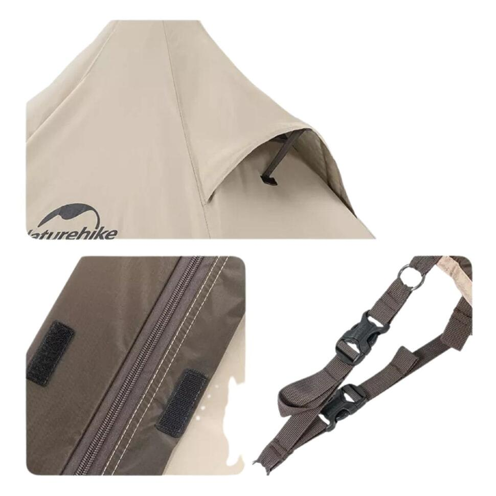 Палатка Naturehike NH20ZP013 4-местная бежевая купить,NaN