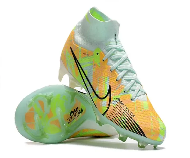 Бутсы Nike Mercurial Superfly 9 orange-green 37