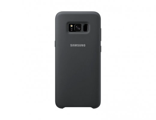 Чехол Samsung Silicone Cover для Galaxy S8 Plus EF-PG955TSEGRU темно-серый