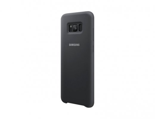 Чехол Samsung Silicone Cover для Galaxy S8 Plus EF-PG955TSEGRU темно-серый
