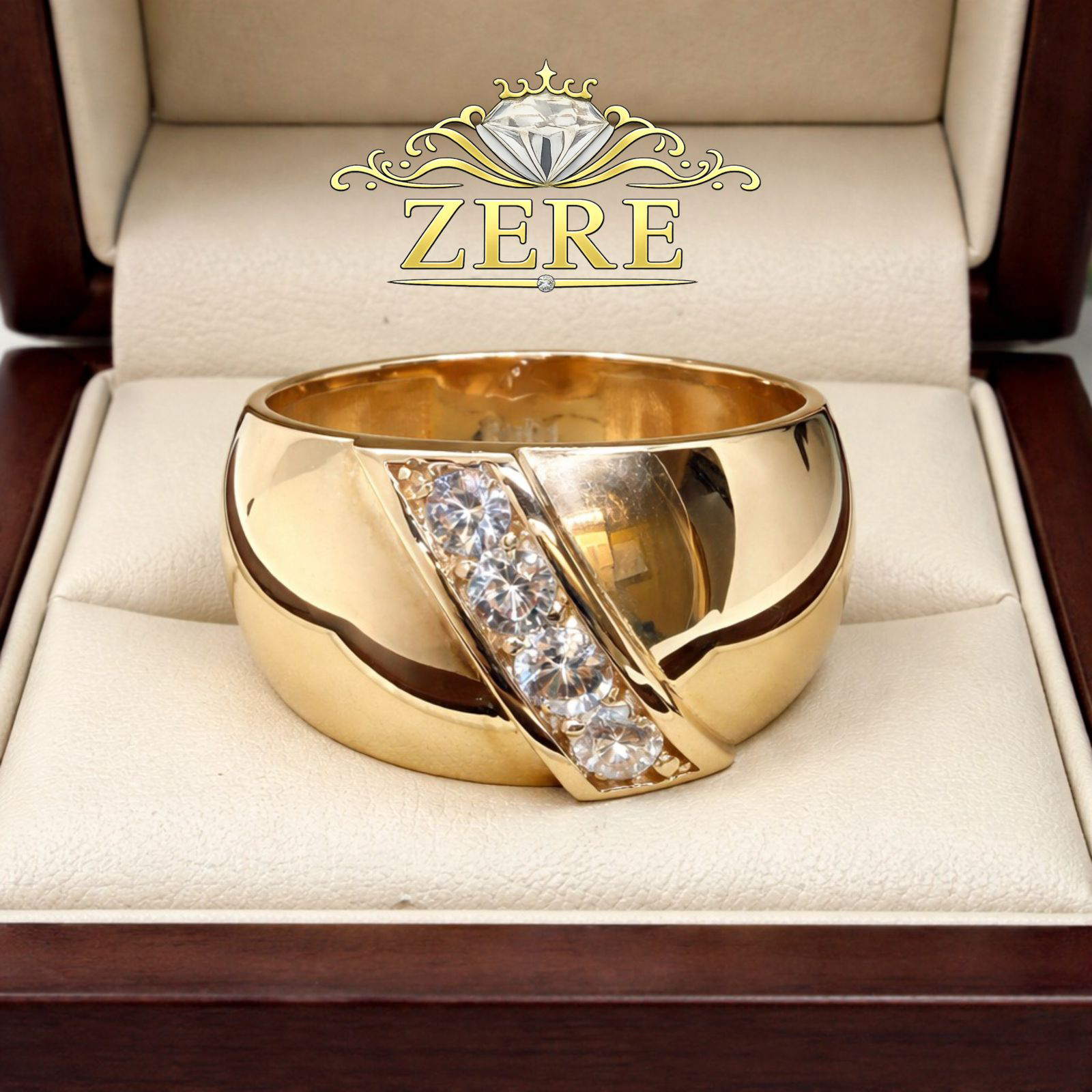 Кольцо Zere золото 4.55гр 20р купить,376800