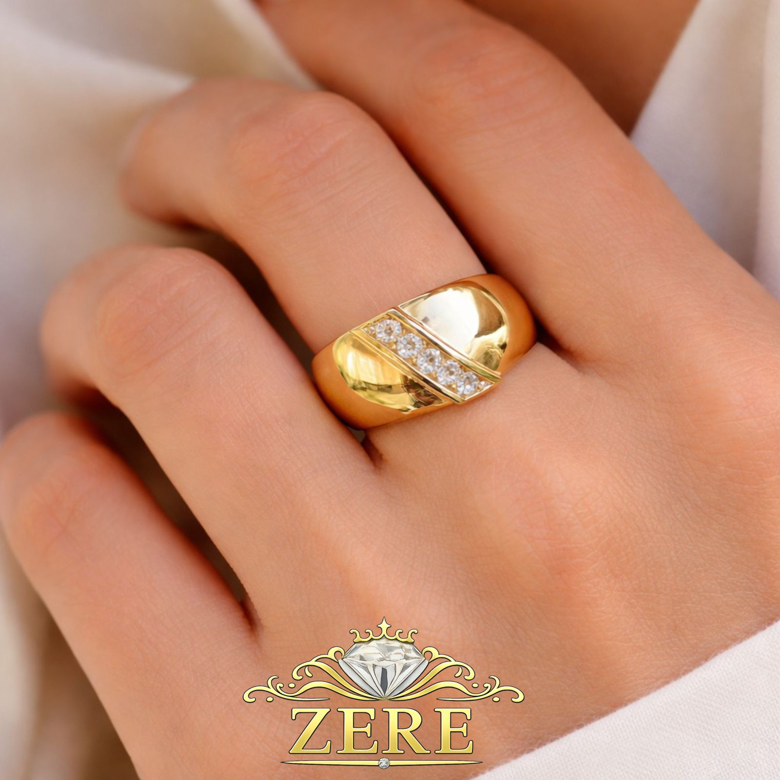 Кольцо Zere золото 4.55гр 20р купить,376800