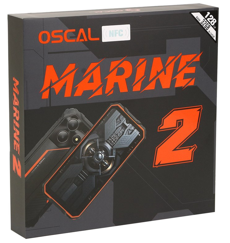 Смартфон Oscal Marine 2 8/128 GB Black купить,NaN