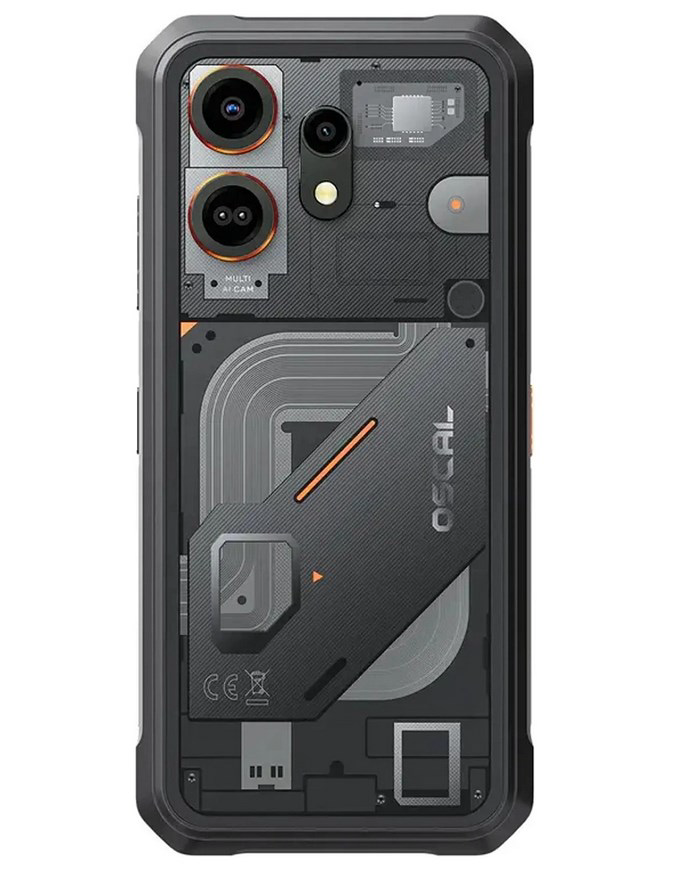Смартфон Oscal Marine 3 8/128 GB Phantom Black + подарок купить,NaN