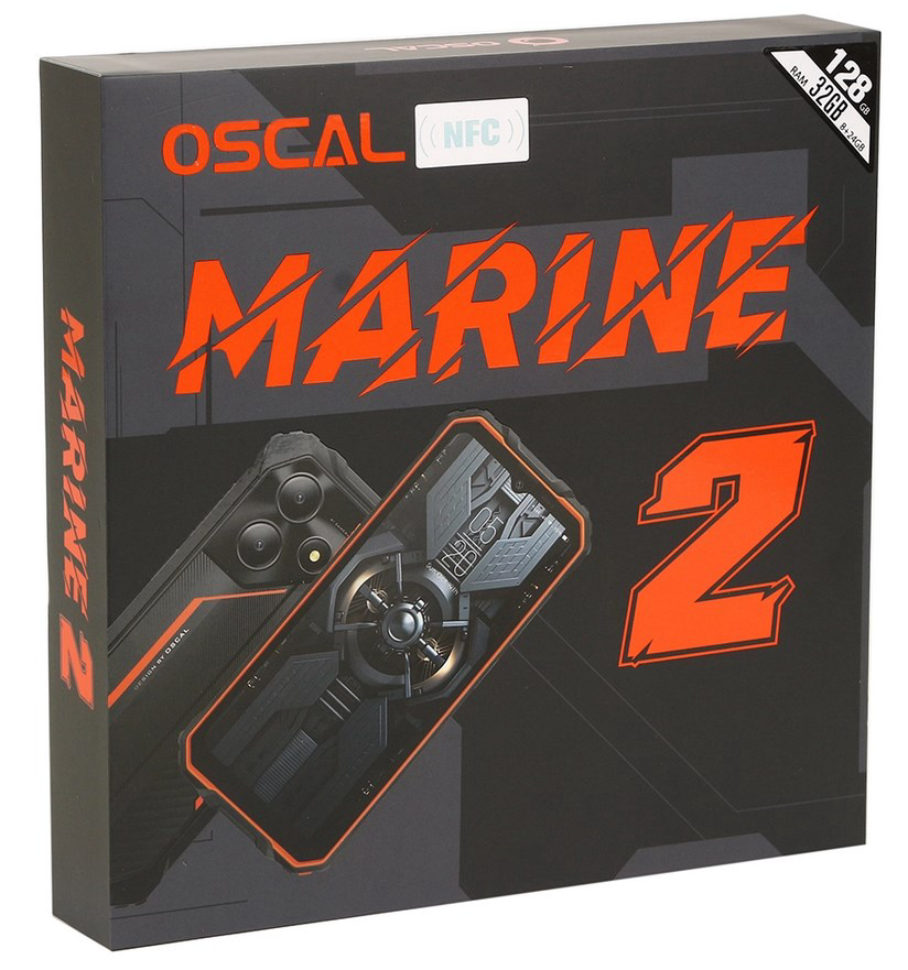 Смартфон Oscal Marine 2 8/128 GB Orange купить,NaN