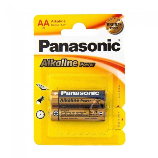 Батарейки Panasonic Alkaline Power LR6APB/2BP АА 1,5В