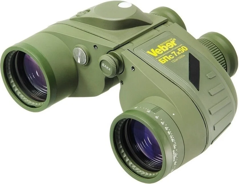 Бинокль Veber БПс 7x50 WP Green