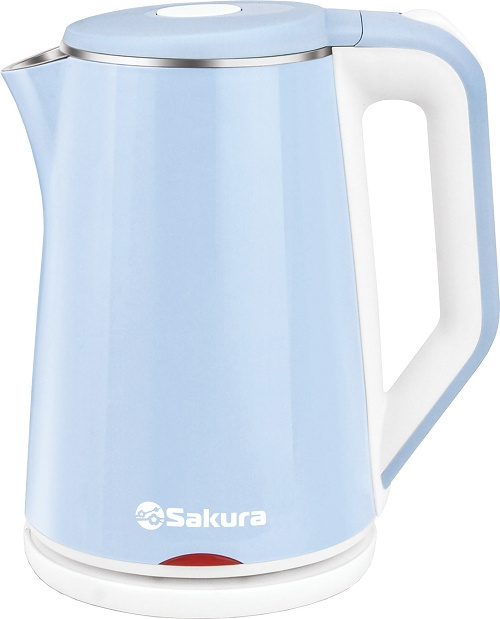 Электрочайник Sakura SA-2160WBL 1.8 л бело-голубой купить,NaN