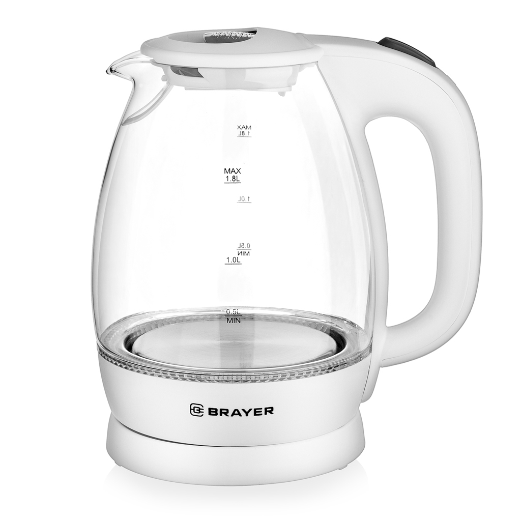 Электрочайник Brayer 1013BR-WH 1.8 л белый купить,18824